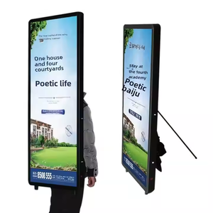 하이 퀄리티 <span class=keywords><strong>LED</strong></span> 이동식 디스플레이 광고 모바일 <span class=keywords><strong>LED</strong></span> 배낭 라이트 박스 배터리 휴대용 걷는 빌보드 - Product Image 2