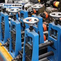 Machine de fabrication de tuyaux en acier inoxydable pour la décoration de balustrades en verre, moulin à tubes ronds de haute précision PLC Jopar