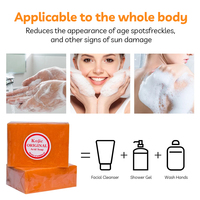 Fournisseur d'Usine Éliminer les Taches Foncées Produits de Soins du Visage Blanchissants Savon à l'Acide Kojique Nettoyant Facial Sérum Crème Kit de Soins de la Peau