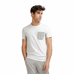 Unisex Custom Graphic Design Oversized Short Sleeve T-<b>Shirt</b> Low Price <b>Men's</b> Knitted Tees <b>with</b> <b>Pocket</b> Screen Printing - Product Image 1