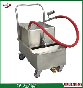 Nouveau chariot filtrant à <span class=keywords><strong>huile</strong></span> de cuisson portable SURRI en acier inoxydable 33L pour <span class=keywords><strong>friteuse</strong></span> <span class=keywords><strong>avec</strong></span> une efficacité de 99% - Product Image 3