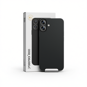 Carcasa Trasera Negra con Soporte Metálico y Lente para iPhone 16 Plus - Product Image 3