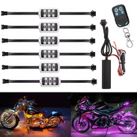 Kit d'éclairage universel pour voiture télécommandé LED Rock Light Truck Motorcycle Underlow Atmosphere Light Neon LED Rgb Chassis Light Pure White