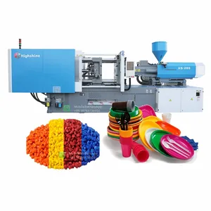 Macchina per lo stampaggio a iniezione di plastica da 280 tonnellate di macchine a iniezione di plastica Multi colore HS-280 per tazza/bottiglia/giocattolo