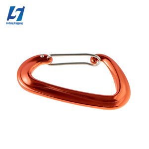 Vente en gros de mousquetons en forme de <span class=keywords><strong>D</strong></span>, 25 kN, 5600 lb, avec verrouillage à vis, pour applications minières - Product Image 4