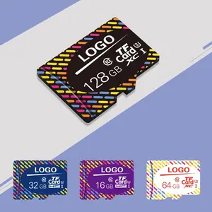 Customised Logo Fast Ship 100% Authentic Wholesale Camera 8GB 16GB 32GB 64GB 128GB 256GB Flash TF Cards 512g 1TB 2T Storage Card