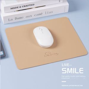 Alfombrilla <span class=keywords><strong>de</strong></span> ratón Dianshang, nueva, <span class=keywords><strong>de</strong></span> doble cara, resistente a la suciedad, <span class=keywords><strong>de</strong></span> color sólido, para oficina, <span class=keywords><strong>de</strong></span> cuero grueso, impermeable, 21 cm <span class=keywords><strong>de</strong></span> diámetro - Product Image 2