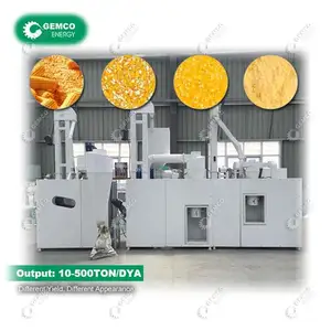 Maquinaria de fabricación de granos de maíz completa a pequeña escala comercial de calidad garantizada para molienda de harina a pequeña escala