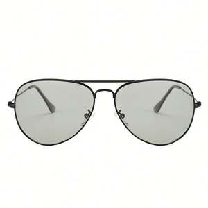 Gafas de Sol de Piloto Metálicas Vintage de Moda con Logotipo Personalizado al por Mayor, Gafas de Sol Polarizadas Fotocromáticas con Marco de Aleación UV400 para Hombre y Mujer - Product Image 3