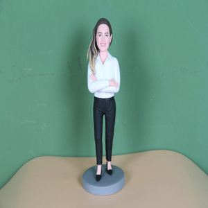 Figurine personnalisée Mini Moi, figurine bobblehead personnalisée pour mariage, anniversaire, remise de diplôme, cadeaux sportifs et de bureau - Product Image 1
