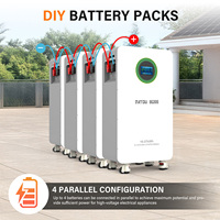 Stock UE Outre-mer DATOUBOSS 48V 314Ah 16KWH Batterie Lithium LiFePO4 avec BMS intelligent à équilibrage actif 210A pour énergie solaire domestique