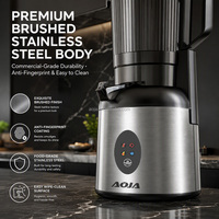 Extracteur de jus lent en acier inoxydable avec panneau de commande tactile, grand calibre de 14 cm, moteur DC entièrement en cuivre de 250 W, conception à faible bruit