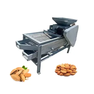 Electric commercial almond cracker almond nut cracker machine for shelling almond