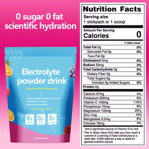 Le meilleur supplément pré-entraînement en poudre d'électrolyte personnalisé favorise l'hydratation et améliore la santé de la meilleure boisson énergétique en poudre - Product Image 2