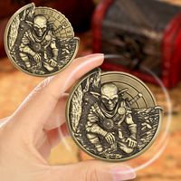 Dés en métal RPG D20 avec boussole, spinner rotatif, dés pour jeux de rôle, cadeaux de fête