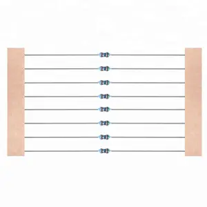 1/8w 8.2k 9.1k 10k 12k 15k ohm metal film resistor o.25w resistor 10k 1% color ring metal film resistance