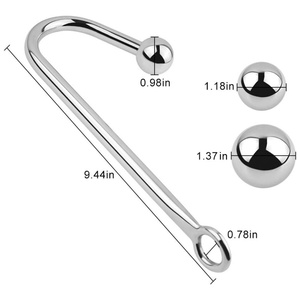 Gancho <span class=keywords><strong>Anal</strong></span> con 3 Bolas Intercambiables para Hombres y Mujeres, Juguete - Product Image 6