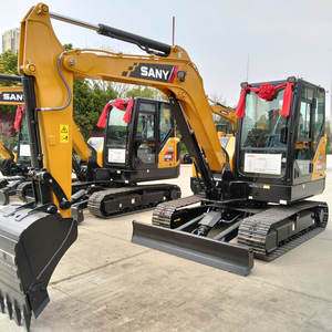 Excavadora pequeña SANY SY60C, excavadora de cadenas usada, precio bajo, envío gratis, nuevo modelo, hidráulica, agrícola - Product Image 2