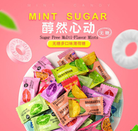 Bonbons à la menthe sans sucre saveur fruit de la passion et sel marin 50g, vente en gros, très demandés