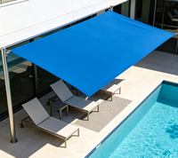 Voile d'ombrage HDPE pour extérieur, toile de protection solaire avec œillets pour patio, jardin, balcon, abri de voiture, toit
