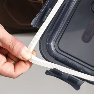 Boîte de conservation <span class=keywords><strong>alimentaire</strong></span> en verre <span class=keywords><strong>sous</strong></span> <span class=keywords><strong>vide</strong></span>, <span class=keywords><strong>hermétique</strong></span>, résistante à la chaleur, compatible micro-ondes, moderne, pour la cuisine, le camping, boîte de conservation <span class=keywords><strong>alimentaire</strong></span> écologique - Product Image 5