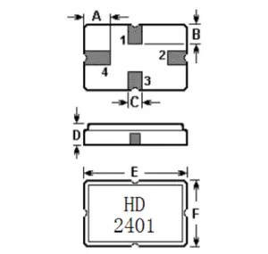 HD2401 kablosuz uzaktan kumanda testere rezonatör 433.92mhz