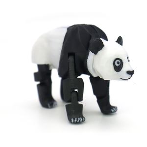 Porte-clés Panda Imprimés en 3D Transfrontaliers, Figurines Animales Créatives pour Artisanat, Ornements et Modèles d'Activités Partagées - Product Image 1