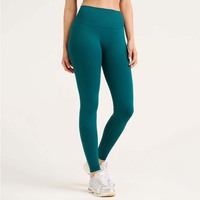 Legging de yoga côtelé taille haute pour femme, contrôle du ventre, extensible, longueur complète, pour entraînement et fitness – Grande Vente