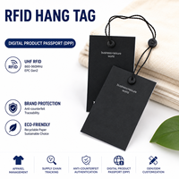 Etiqueta Colgante RFID UHF Personalizada para Prendas, Etiqueta de Precio Inteligente de Papel para Rastreo de Ropa, Etiqueta de Seguridad para Inventario Minorista, Venta al por Mayor