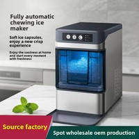 Mini-réfrigérateur à brancher avec réservoir d'eau de 1,3 L, machine à glaçons et préparateur de lait et de céréales – Meilleures ventes