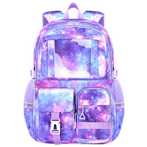 Ensemble de trois sacs d'école ultra-légers pour les lycéennes Nouveau sac à dos coulissant pour étudiants - Product Image 5