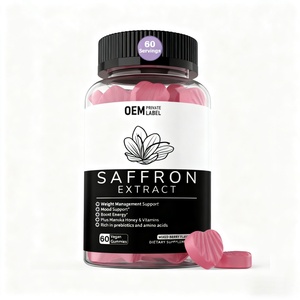 Gomitas de Azafrán Sin Azúcar con Extracto de Azafrán 100% Puro y Miel, Multivitamínico para Aumentar la Energía y Mejorar el Estado de Ánimo - Product Image 1