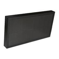 512*256MM gestion de Machine de paiement de stationnement intérieur P4 2*2 Led affichage reconnaissance de plaque d'immatriculation Led cadre d'écran d'affichage