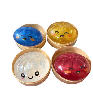 Squishies Pailletés en Forme de Boulette, Jouets Sensoriels Doux à Remontée Lente pour Enfants et Adultes, Pack Mystère Arc-en-ciel Couleurs Aléatoires, Cadeau Anti-stress - Product Image 1