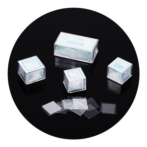 Qianling Cover Glass 24x24mm Thickness 0.17mm For <b>Microscope</b> Slides Biological Experiments - Product Image 1