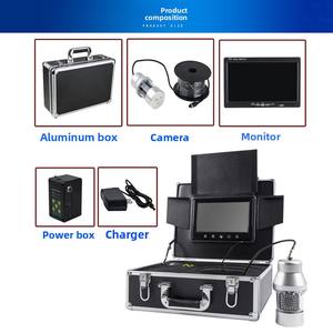 Caméra vidéo de recherche de poissons <span class=keywords><strong>sous</strong></span>-marine 50M 8GB DVR avec écran LCD 9 pouces, 36 LED IR, 360 degrés, autonomie de la batterie de 8 heures et alimentation solaire - Product Image 3