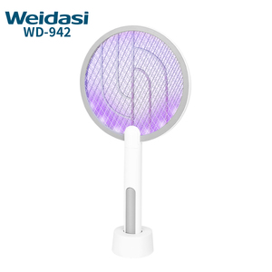 Weidasi 3800V <span class=keywords><strong>Raqueta</strong></span> Mosquito Bat Tipo C Carga 6 Luz Uv Mosquitera eléctrica con Rohs Epa Kc Ce - Product Image 2