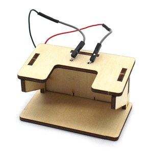 Kit de experimentos científicos para niños, modelo de madera, juguete educativo para niños de 4 a 6 años, funciona con pilas, Control Manual, forma geométrica - Product Image 2