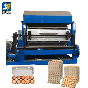 Machine <span class=keywords><strong>à</strong></span> fabriquer des plateaux ou des cônes de cartons d'œufs en pulpe moulée pour l'emballage des œufs - Product Image 3