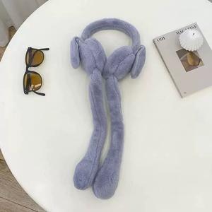 熱いイヤーマフはウサギの耳を動かしますかわいいイヤーマフ女性の冬の天気暖かいイヤーマフ不凍液パッケージ耳の帽子 - Product Image 4