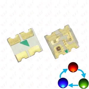 全彩色RGB芯片发光二极管1615 2012 3227 3010 1204顶侧视图背光指示器芯片发光二极管1615 2012 3227 3010 1204