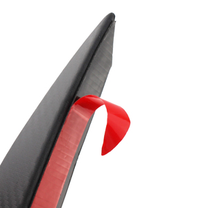 Universal Negro brillo estilo de coche accesorios de Auto parachoques delantero del labio de Fin del divisor del Spoiler Canard Valence cuerpo etiqueta engomada - Product Image 4
