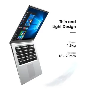 SUNCHIP คอมพิวเตอร์15.6นิ้ว J3455 Ultrabook 8GB RAM 128GB 256GB 512GB SSD โน้ตบุ๊คสหราชอาณาจักรแล็ปท็อปที่ใช้แล้วสำหรับการศึกษา