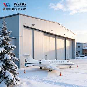 Cobertizo para Aviones de Acero Estructural Galvanizado Prefabricado para la Industria Aeronáutica - Product Image 1