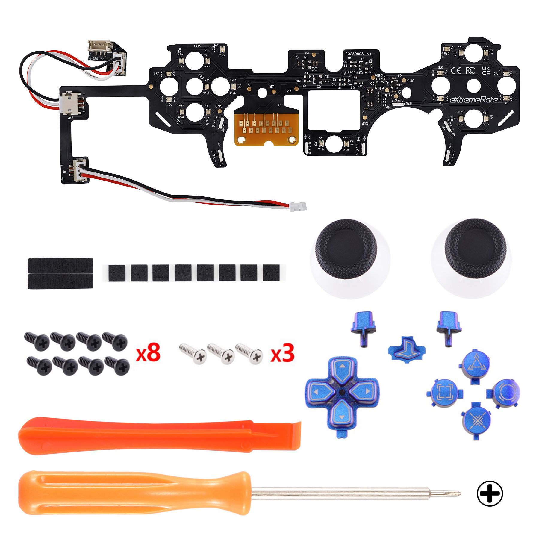 Kit LED con Camaleón Azul Púrpura PFLED04G3