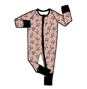 Kinder-Bambusfaser-Babystrampler, Schneller Versand Maßgefertigte Baby-Pyjamas - Product Image 6