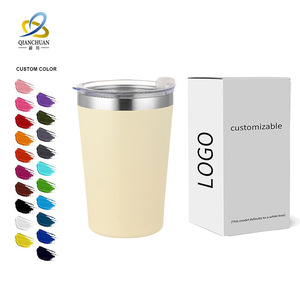 Qianchuan 12oz Stainless Steel Vacuum Tumbler Insulated Coffee Mug Travel Cup With Lid Custom Color Options - Product Image 1