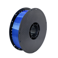 Filament PLA Soie Monochrome pour Impression 3D, 1KG, Nouveau Matériau, Noir et Bleu