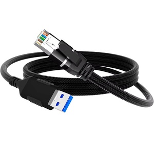 铝制编织USB3.0 RJ45 UTP FTP以太网线适配器 3A 快速充电 适用于手机 打印机 笔记本电脑 - Product Image 6