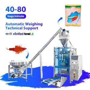 Máquinas Automáticas de Alta Velocidad para Envasar Especias en Polvo, Máquina de Sellado Vertical para Bolsitas de Polvo de Chile - Product Image 1